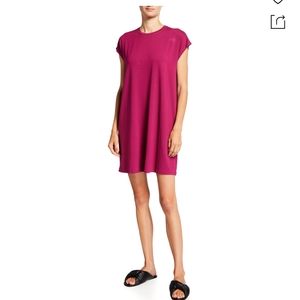 Eileen Fisher Jersey Crewneck Boxy Dress